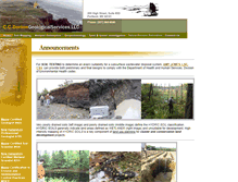 Tablet Screenshot of doriongeologicalservices.com